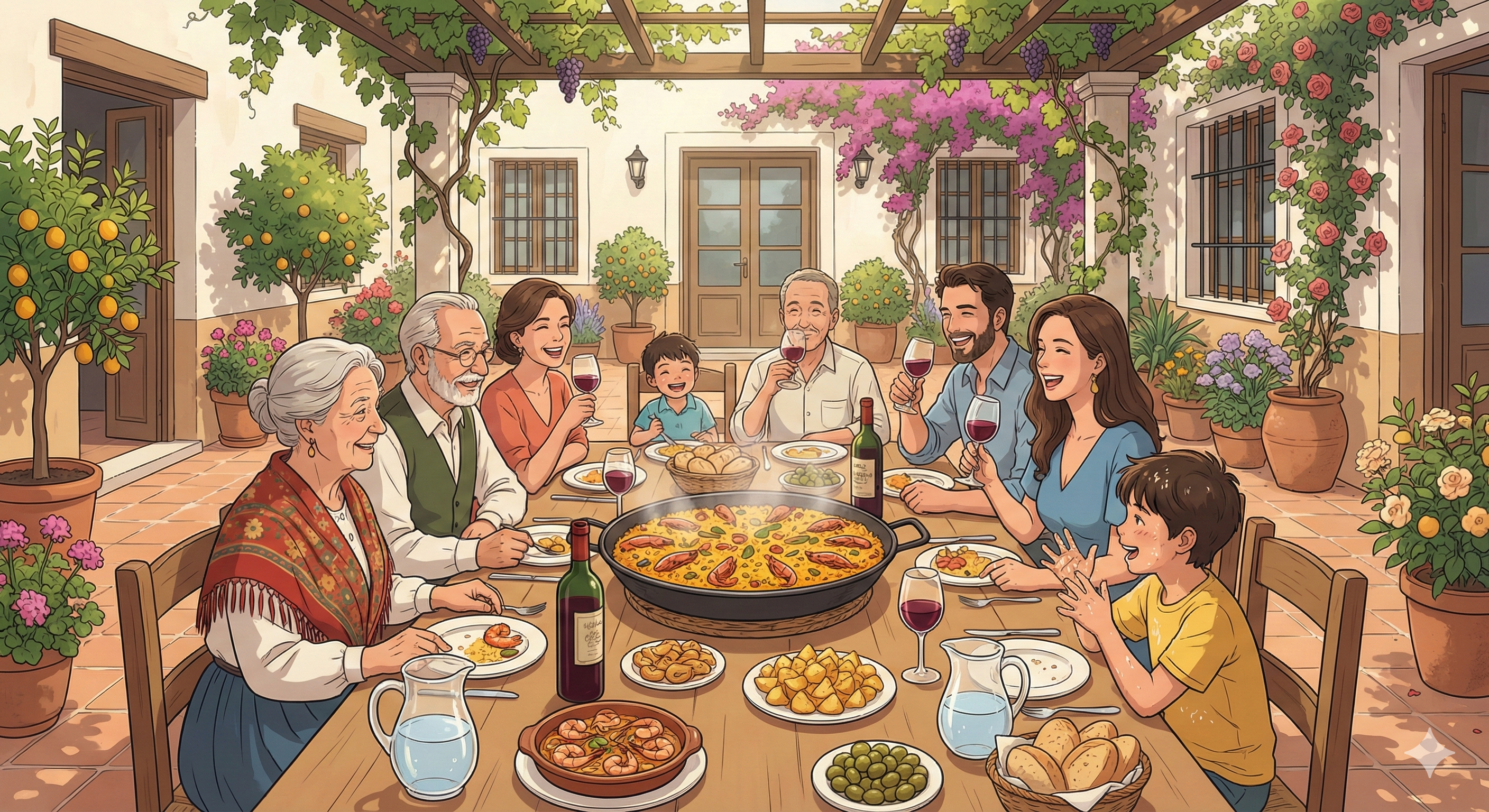 스페인 일요일 가족 식사 (La Comida Familiar de Domingo)
