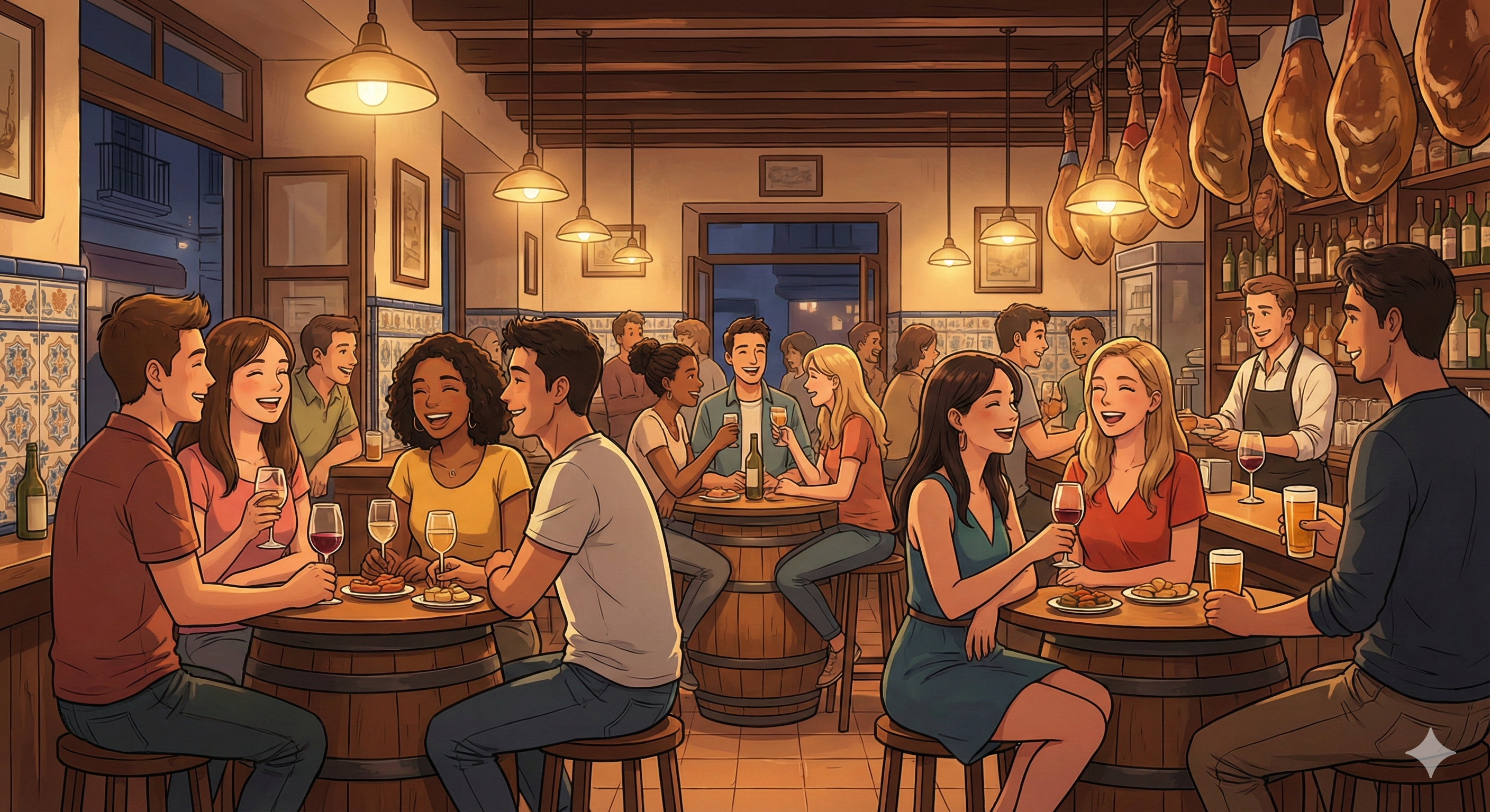 스페인 바에서 즐기는 타파스 문화와 카냐(생맥주)