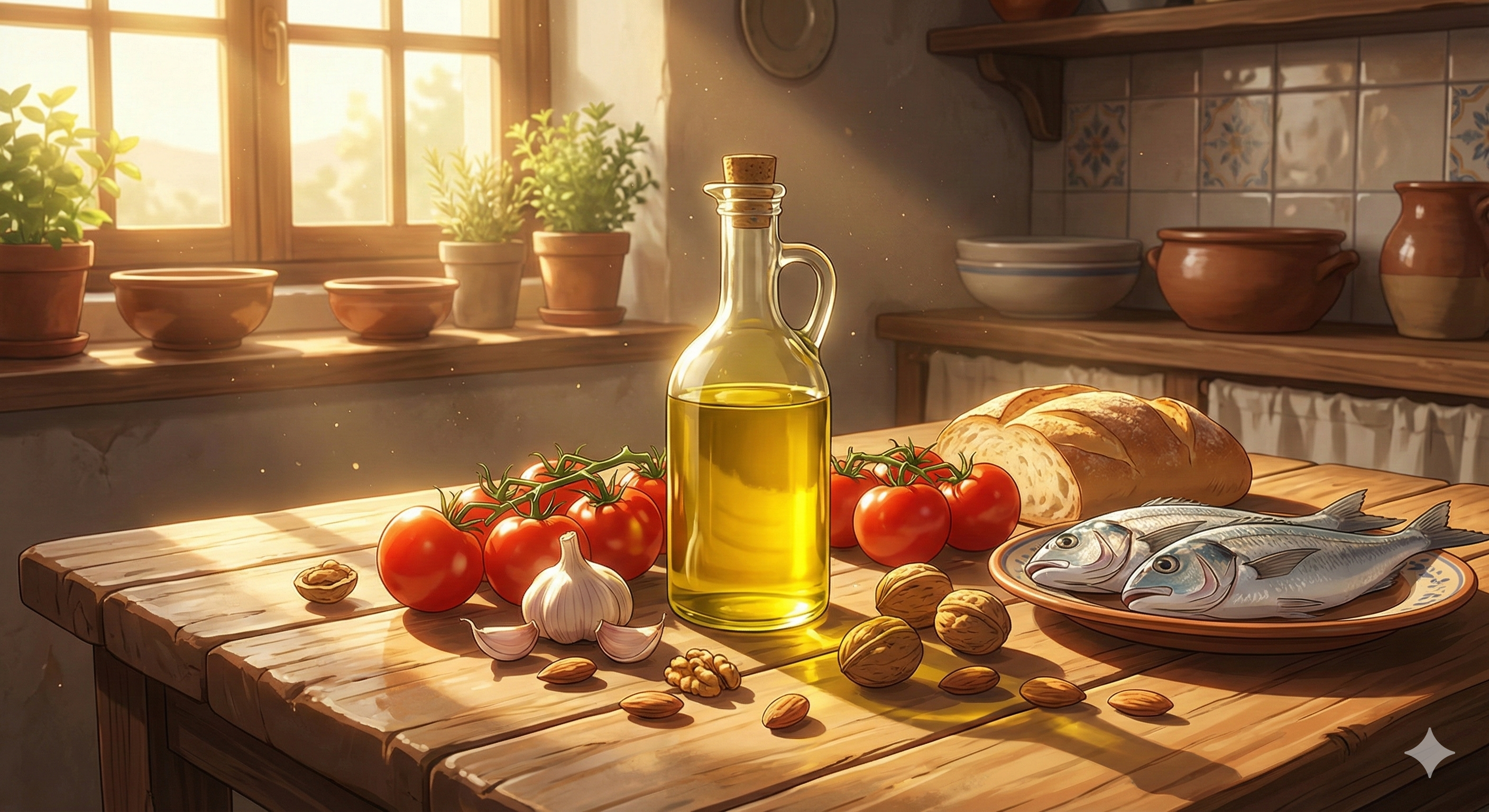 지중해식 식사를 즐기며 사회적 관계를 나누는 스페인의 식탁 풍경